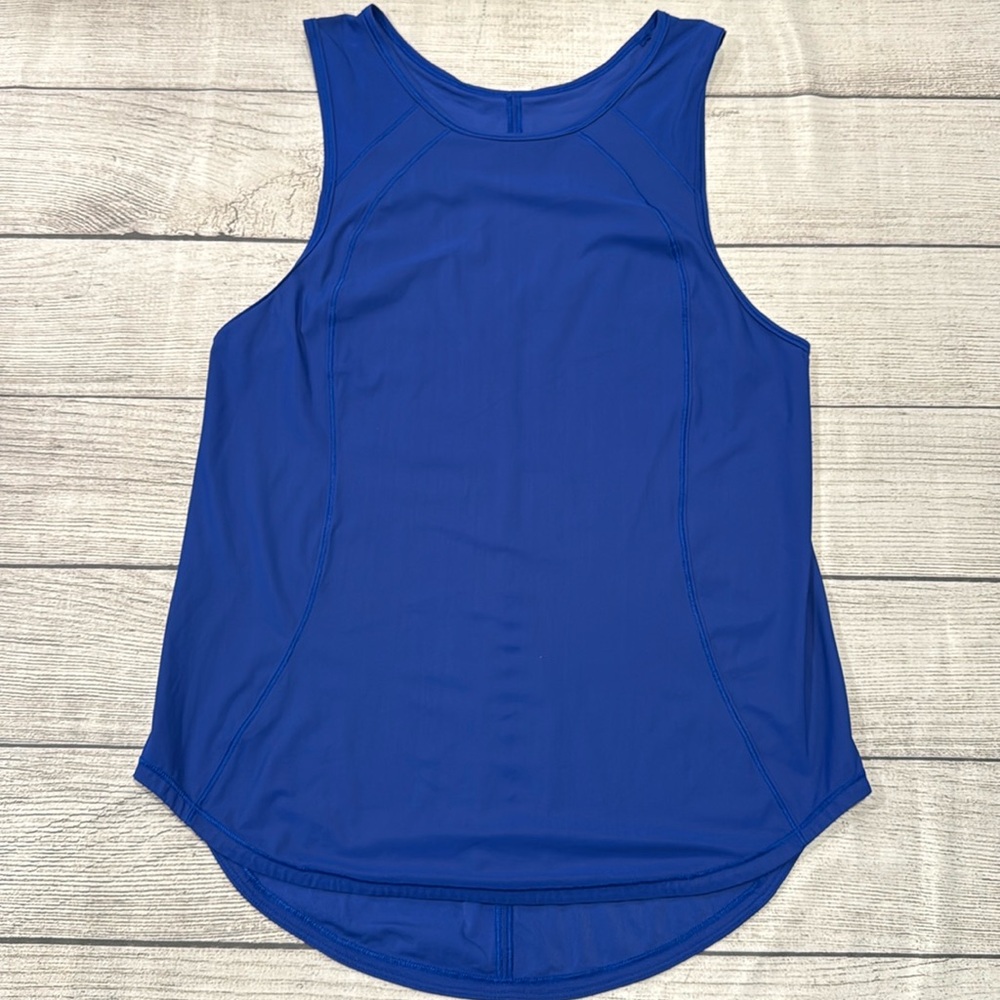🍋Women’s Lululemon Sculpt Tank unsized/PTP approx 16” blue 🍋